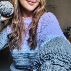 PATRÓN DE TEJIDO - SWEATER LILÁNGEL - tienda online