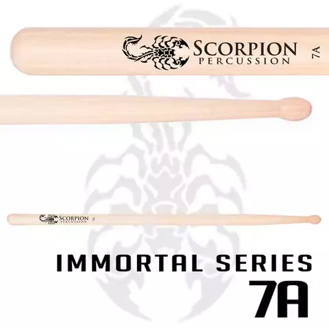 Palillos Scorpion Inmortal 7A P/Madera - comprar online