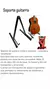 Soporte de guitarras acústicas, criollas, eléctricas o bajos Chromos