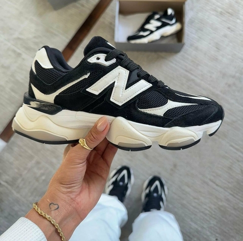Tênis New Balance 9060 Unissex Preto Branco