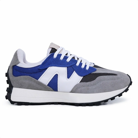 Tênis Casual Masculino New Balance 327 V1 Cinza/Azul
