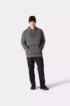 Mens buttermilk sherpa fleece pullover hoody 686 - Peak