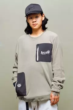 Mens welcome fleece crew neck