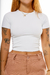 Cropped Manguinha Off White - loja online
