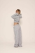 Calça Moletom Cinza - Closet Louise
