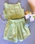 Conjunto Infantil 1+1 com Cropped e Short Verde Menta - comprar online