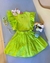 Conjunto Infantil "Verde Laise" com Detalhes Delicados