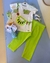 Conjunto Infantil "Sweet Days" com Legging Verde