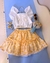 Conjunto Infantil "Flores de Verão" em Laise