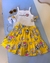 Vestido Infantil "Daisy Delight" Amarelo - Momi