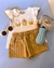 Conjunto Infantil "Momentos Doces" com Shorts Estampado
