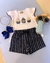 Conjunto Infantil "Doce Encanto" com Shorts Estampado