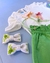 Conjunto Infantil "Laços e Charme" com Blusa e Shorts Verde - comprar online