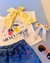 Conjunto Infantil "Cherry Charm" com Saia Jeans - comprar online