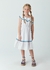 Vestido Infantil "Marinheira Moderna" com Detalhes em Azul na internet