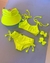 Biquíni Infantil "Neon Sunshine"