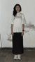 Remera Amor y lágrimas Crema Semi-Boxy - tienda online