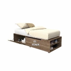 BOX SOMMIER **PREMIUM** CON ESPACIO DE GUARDADO - Fenix Muebles