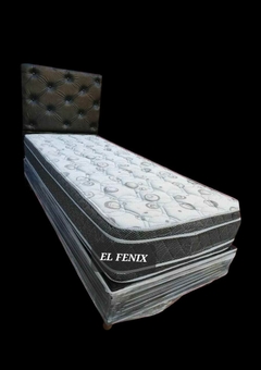 COLCHON 1 PLAZA 26 CM + BASE SOMMIER