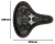 Selim Standard - 2 Molas - Com Carrinho - Trilho - Grande - Big Japan Bike