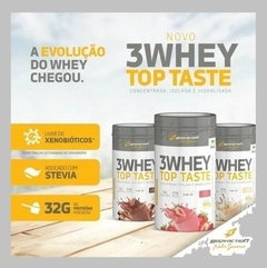 3 Whey Top Taste (900g) - Sabor: Morango - comprar online