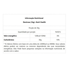 Dextrose (1kg) - Padrão: Único - comprar online