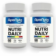 Nutri Daily Polivitaminico A-Z - 450mg (60 caps) - 2 unidades