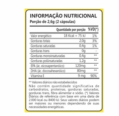 Ômega Triplo 1000mg (60 caps) - Padrão: Único - VITAL Suplemento
