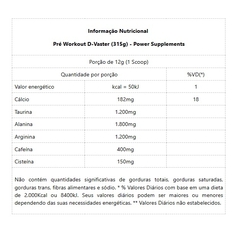 Pré Treino D-Vaster (315g) - Sabor: Uva Alienígena - comprar online