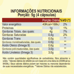 Óleo de Semente de Abóbora 1250mg (60 caps) - Padrão: Único - VITAL Suplemento