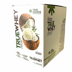 True Whey Display 320g (10 Sachês de 32g) - Hidrolisado e Isolado - Sabor: Coconut Icecream