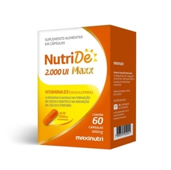 NutriDe Vitamina D3 2.000UI (60 caps) - Padrão: Único na internet