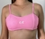 Top rosa opal pink com alças finas e detalhe em logo branco na frente. Top em promoção na black Friday  e presente de natal