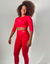 Calça Leggings - Vermelha Garnet - loja online