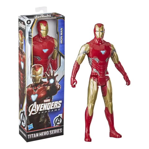 BONECO MARVEL AVENGERS TITAN HERO - VINGADORES - HOMEM DE FERRO - 30 CM - HASBRO