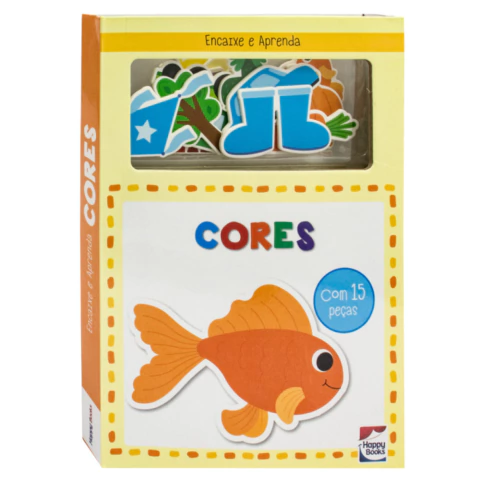 ENCAIXE E APRENDA: CORES - HAPPY BOOKS