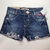 Shorts jeans feminino infantil tamanho M - Clube do Doce - comprar online