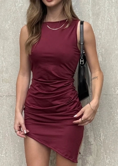 VESTIDO PICO FRUNCE