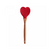 COLHER DE SILICONE C/ CABO DE BAMBU VERMELHA - comprar online