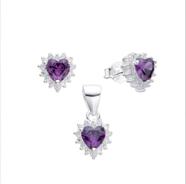 COMBO AROS + DIJE "CORAZON"