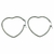 ARGOLLITAS DE ACERO CORAZON - comprar online