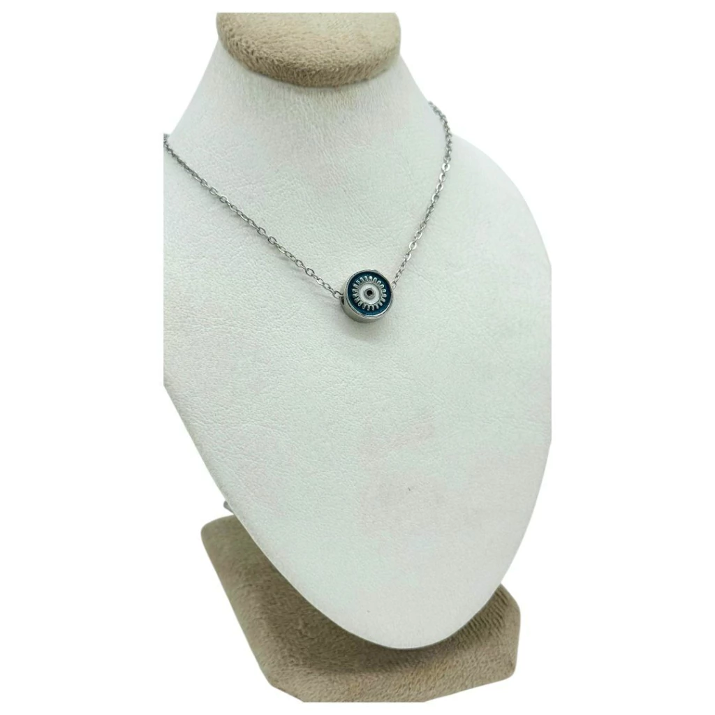 COLLAR ACERO "OJITO"