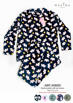Pijama Polar Soft Estampado Máxima