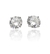 Brinco Prata Solitário - Moissanite 1CT - comprar online