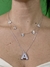 Colar Corações Iluminados -  Silver Lining Pratas - Sua loja de joias em prata! Aqui voce encontra aneis, pulseiras, colares, brincos em prata 925 dos mais variados modelos- Silver Lining Pratas..