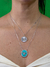 Colar Divino Espirito Santo em prata rodinada -  Silver Lining Pratas - Sua loja de joias em prata! Aqui voce encontra aneis, pulseiras, colares, brincos em prata 925 dos mais variados modelos- Silver Lining Pratas..