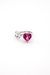 Anel Luiza Hearts -  Silver Lining Pratas - Sua loja de joias em prata! Aqui voce encontra aneis, pulseiras, colares, brincos em prata 925 dos mais variados modelos- Silver Lining Pratas..