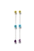 Brinco Prata corrente Colors -  Silver Lining Pratas - Sua loja de joias em prata! Aqui voce encontra aneis, pulseiras, colares, brincos em prata 925 dos mais variados modelos- Silver Lining Pratas..