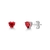 Brinco Prata Heart- Moissanite 1CT - comprar online