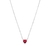 Colar Prata Heart- Moissanite 0,8CT - comprar online